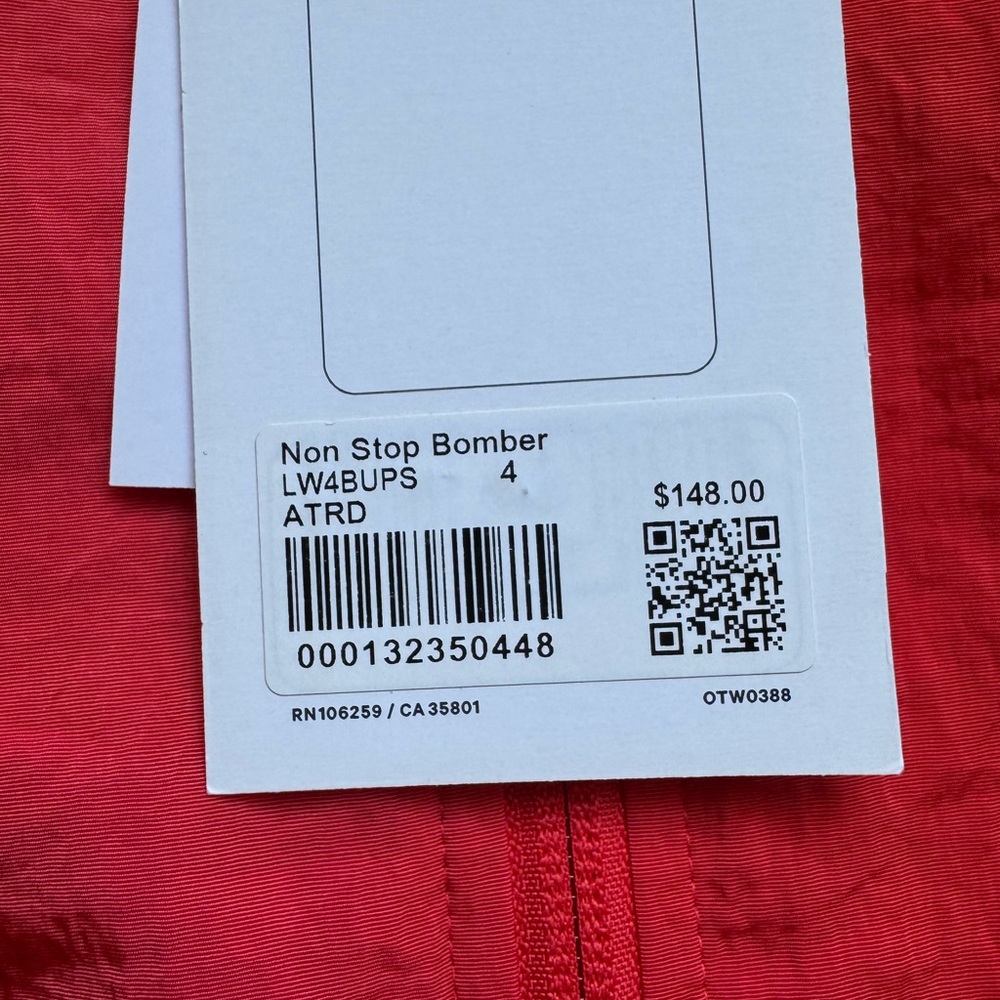 Lululemon Non-Stop Bomber Jacket (Pale Raspberry) - Picture 14 of 14
